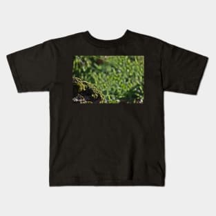 Mossy Stump Border Kids T-Shirt